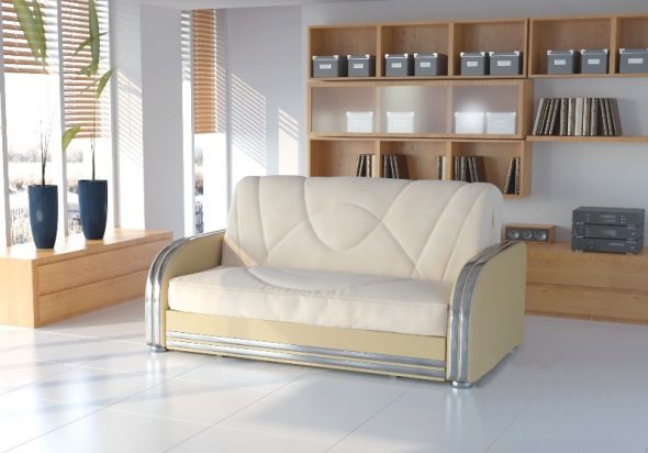 Різноманітність форм і багатий вибір матеріалів роблять диван-акордеон воістину універсальним